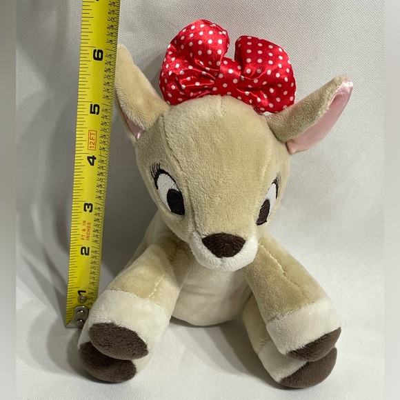 Rudolph the Red Nosed Reindeer Clarice plush baby rattler stuffed animal Christm - Picture 2 of 6